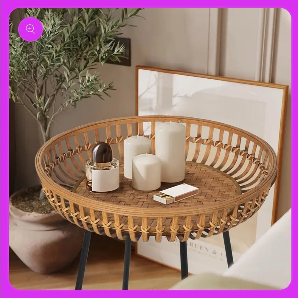 Stylish Rattan Tray